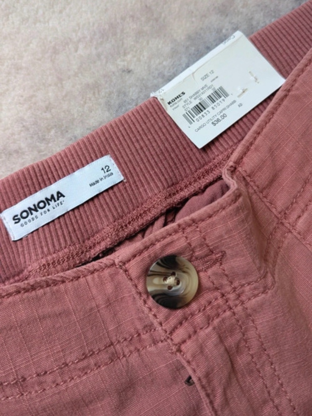 Sonoma Capris - size 12 NWT - Picture 5 of 7